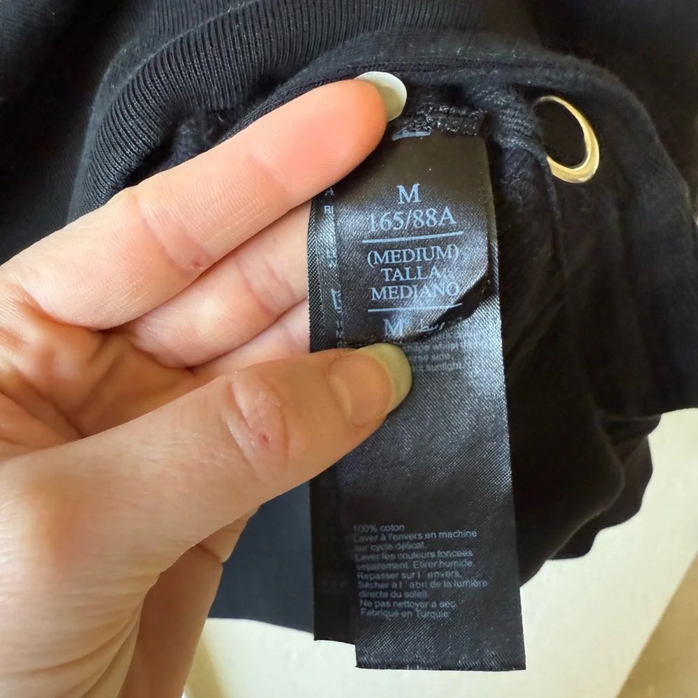 ALLSAINTS Leti Freida Side-Snap Sweatshirt Size M - Picture 6 of 9